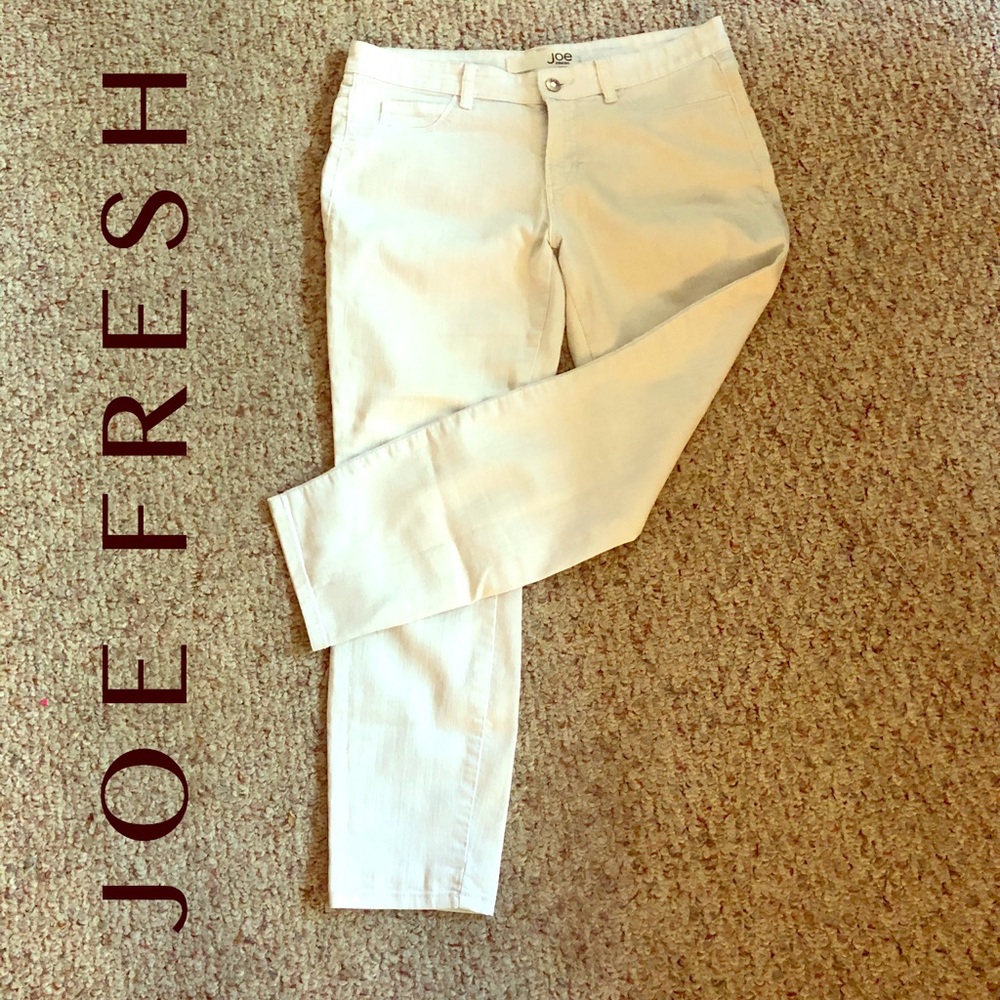 JOE FRESH Slim Off-White Jeans